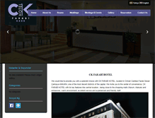 Tablet Screenshot of ckfarabihotel.com